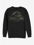 Jurassic Park Camo Logo Sweatshirt, BLACK, hi-res