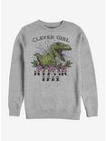 Jurassic Park Clever Girl Sweatshirt, ATH HTR, hi-res