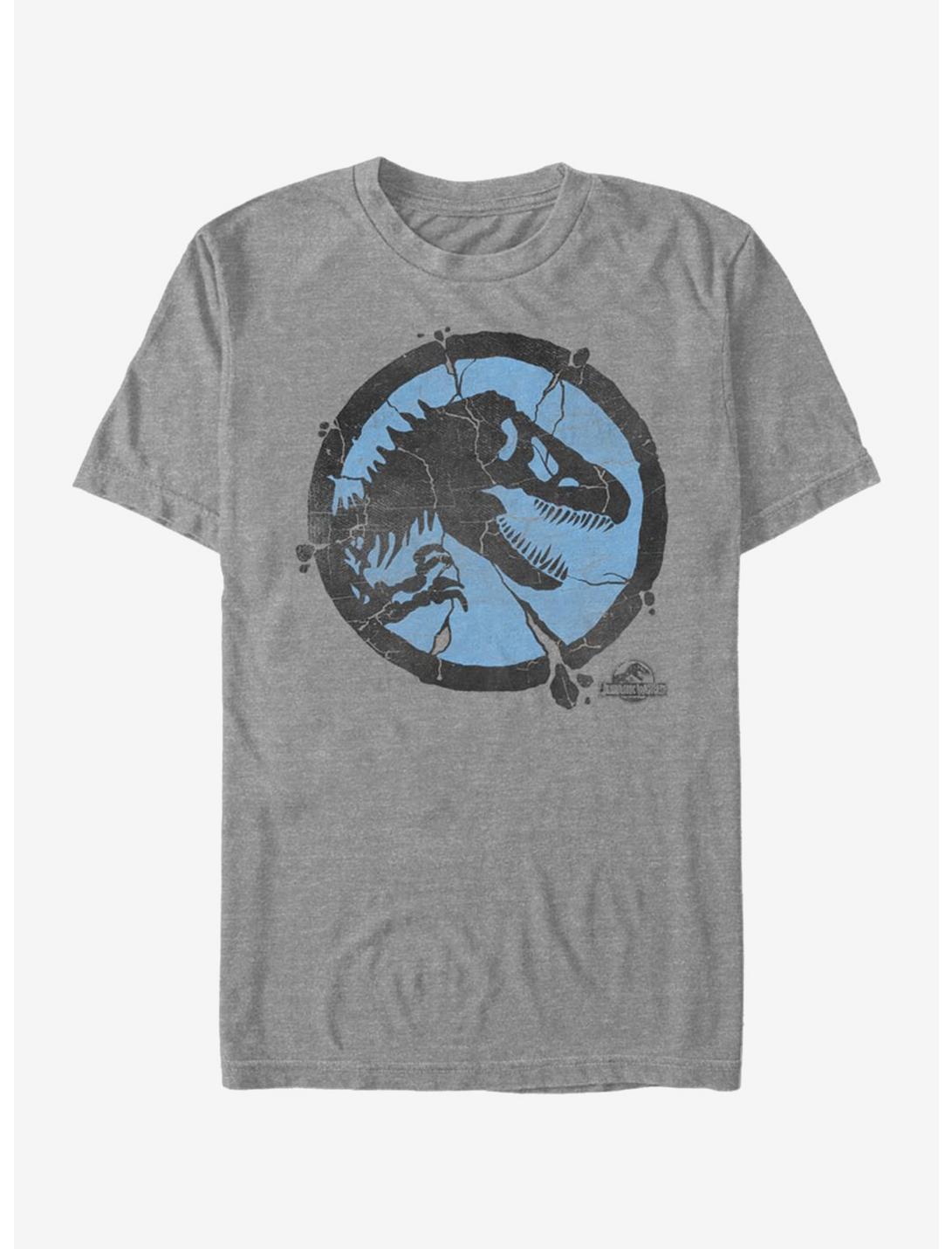 Jurassic Park Crackpot T-Shirt, DRKGRY HTR, hi-res