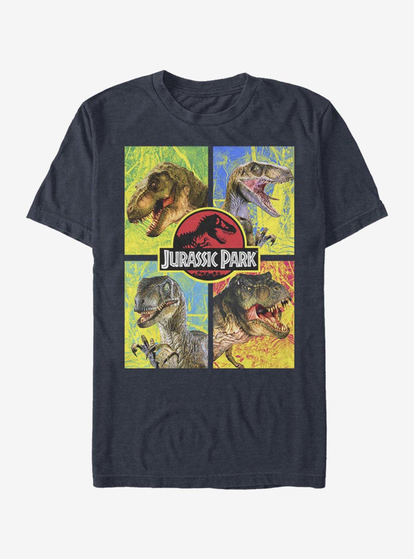 Jurassic Park Face Time T-Shirt, DARK NAVY, hi-res