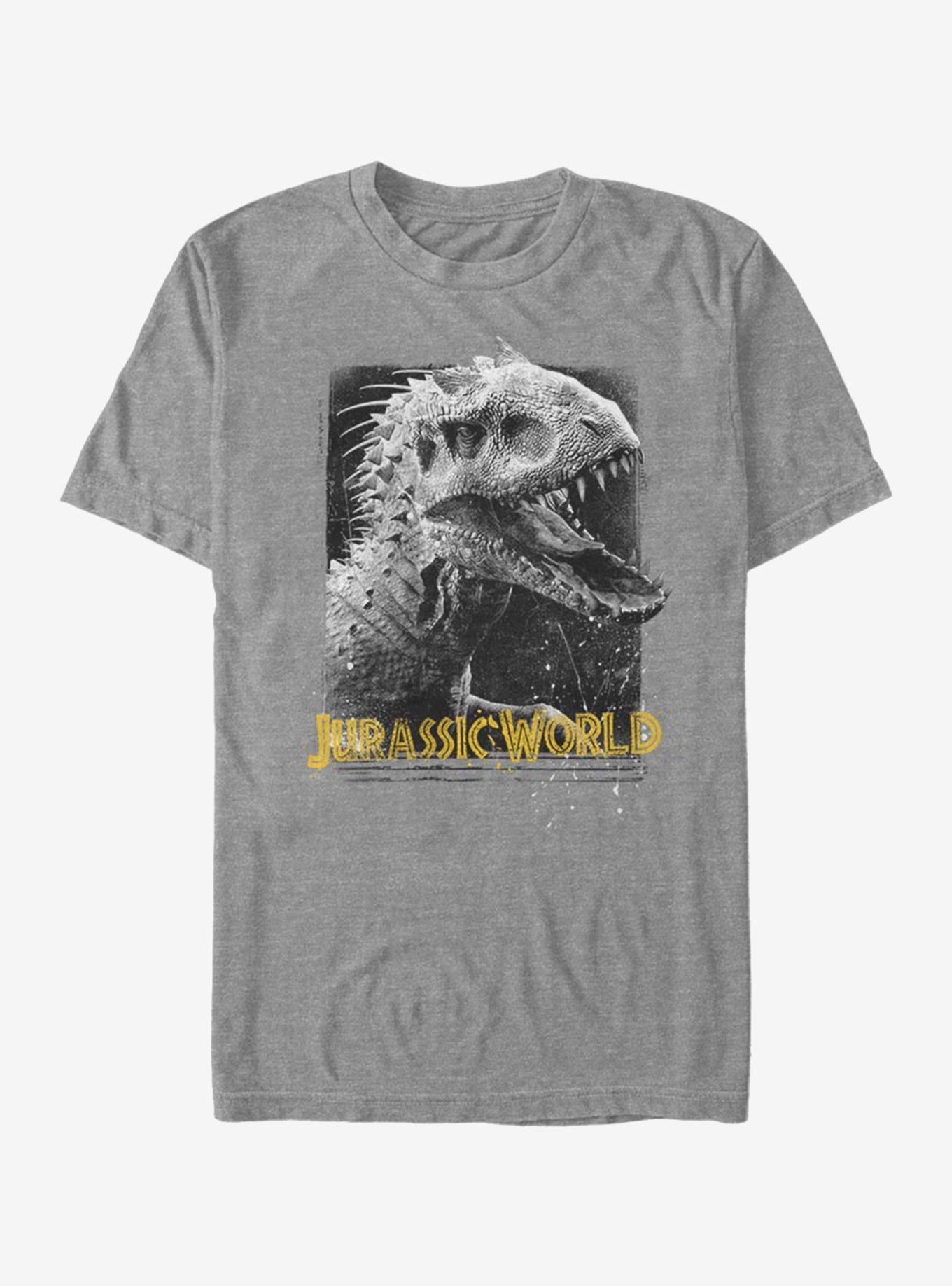 Jurassic World Indo Profile T-Shirt, DRKGRY HTR, hi-res