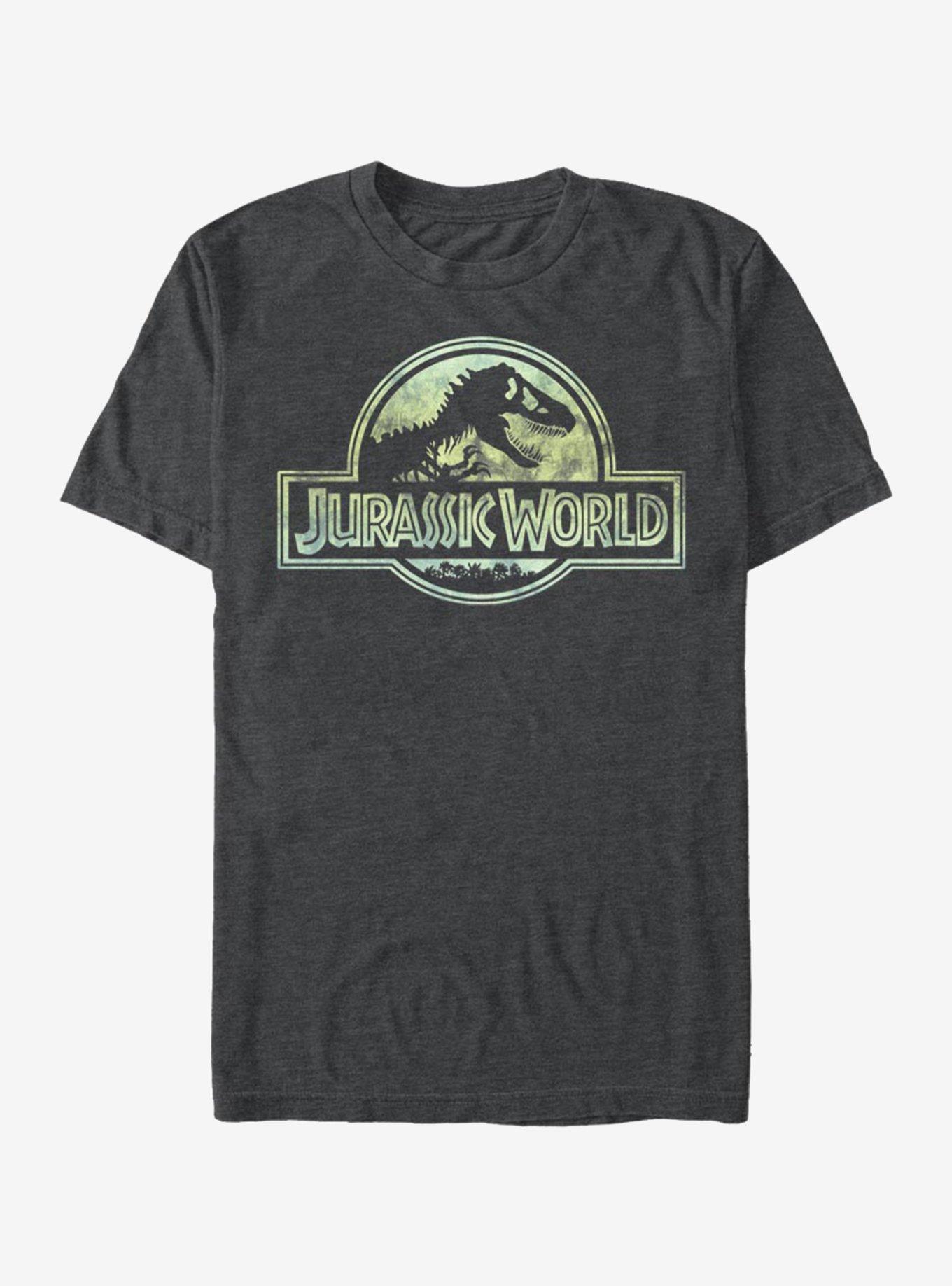 Jurassic World Forest Logo T-Shirt, DARK CHAR, hi-res