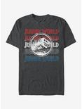 Jurassic World Logo Stack T-Shirt, DARK CHAR, hi-res