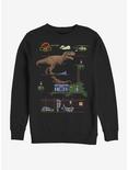 Jurassic Park Jurassic Bit Sweatshirt, BLACK, hi-res