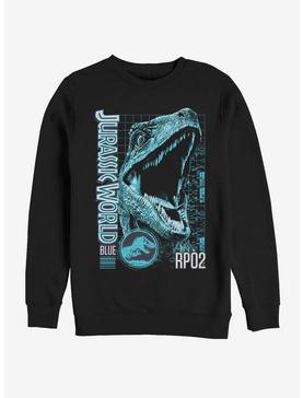 Jurassic World Blue Grid Sweatshirt, , hi-res