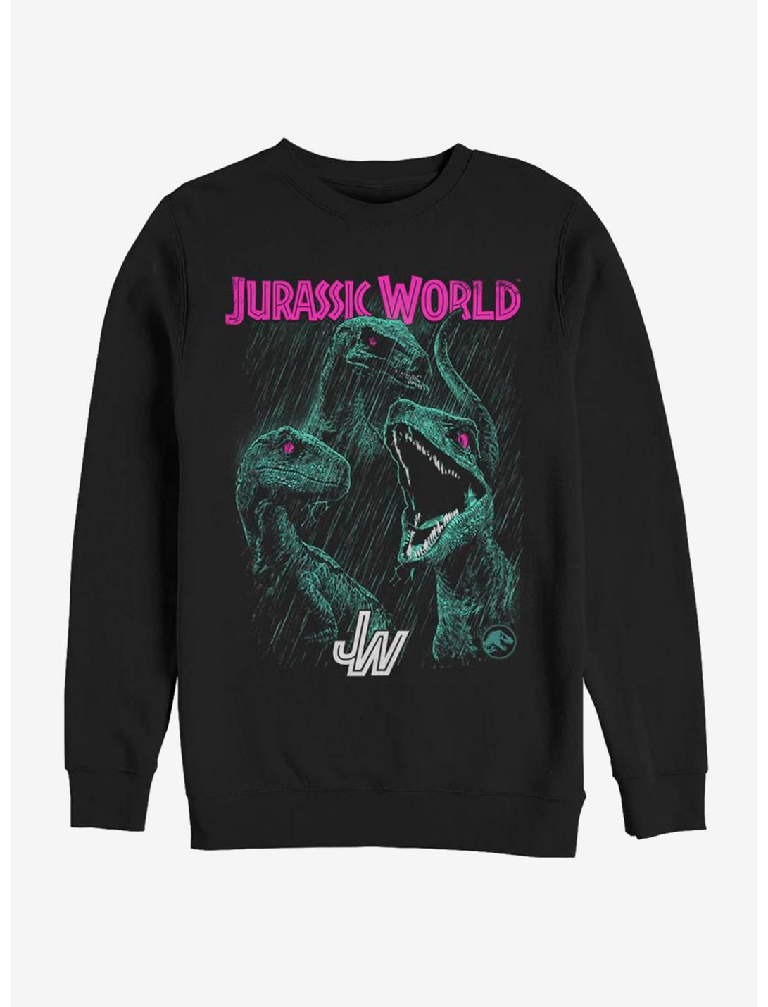 Jurassic World Bright Raptor Squad Sweatshirt, BLACK, hi-res