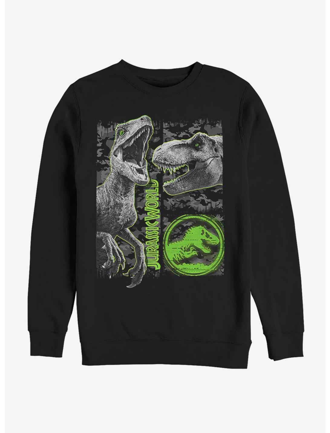 Jurassic World Camo Squad Sweatshirt, BLACK, hi-res