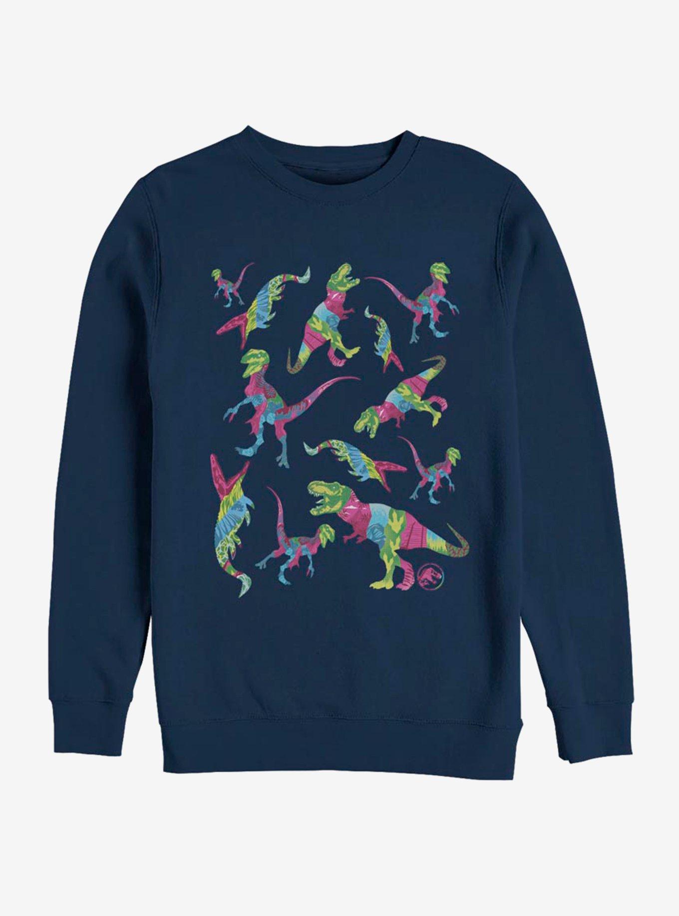 Jurassic World Colorful Dino Toss Sweatshirt, , hi-res