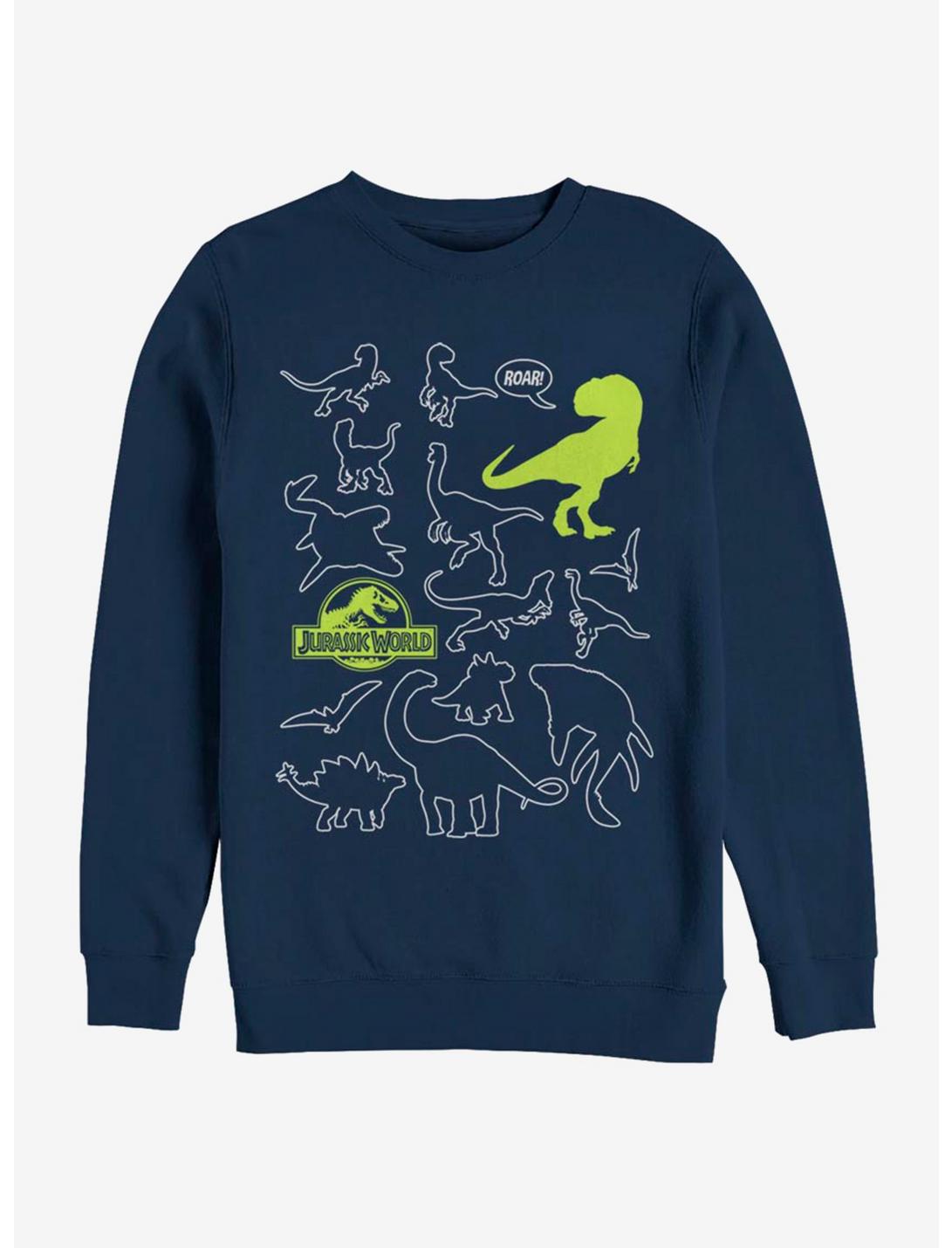 Jurassic World Dino Doodle Sweatshirt, NAVY, hi-res