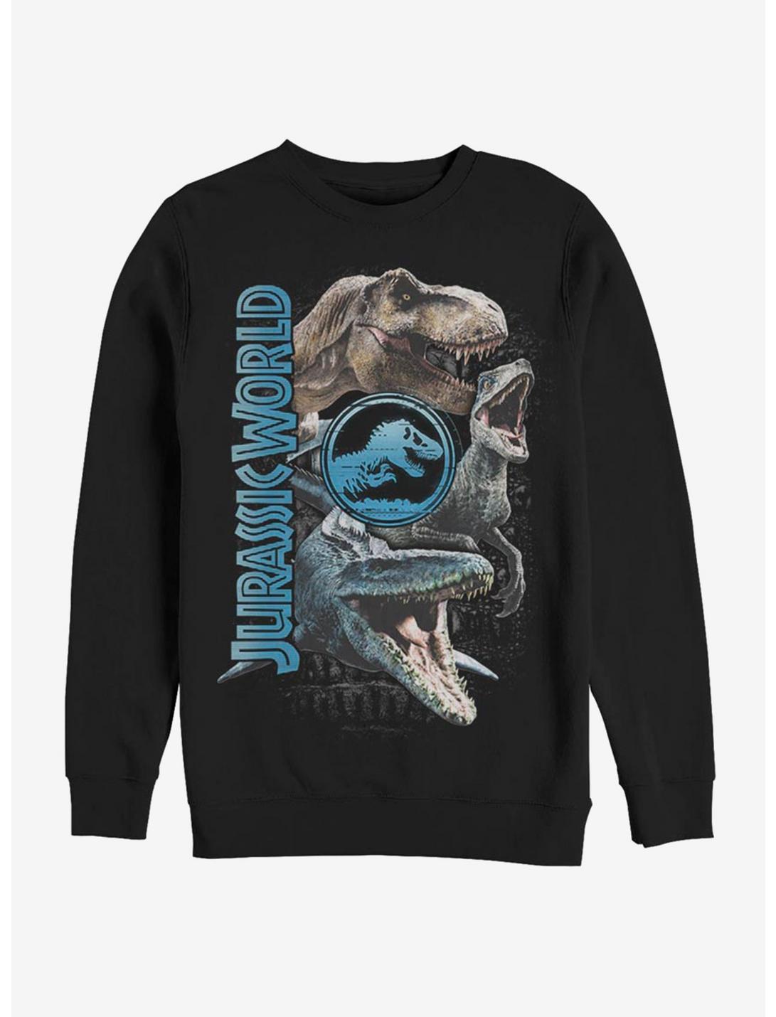 Jurassic World Dino Group Stack Sweatshirt, BLACK, hi-res