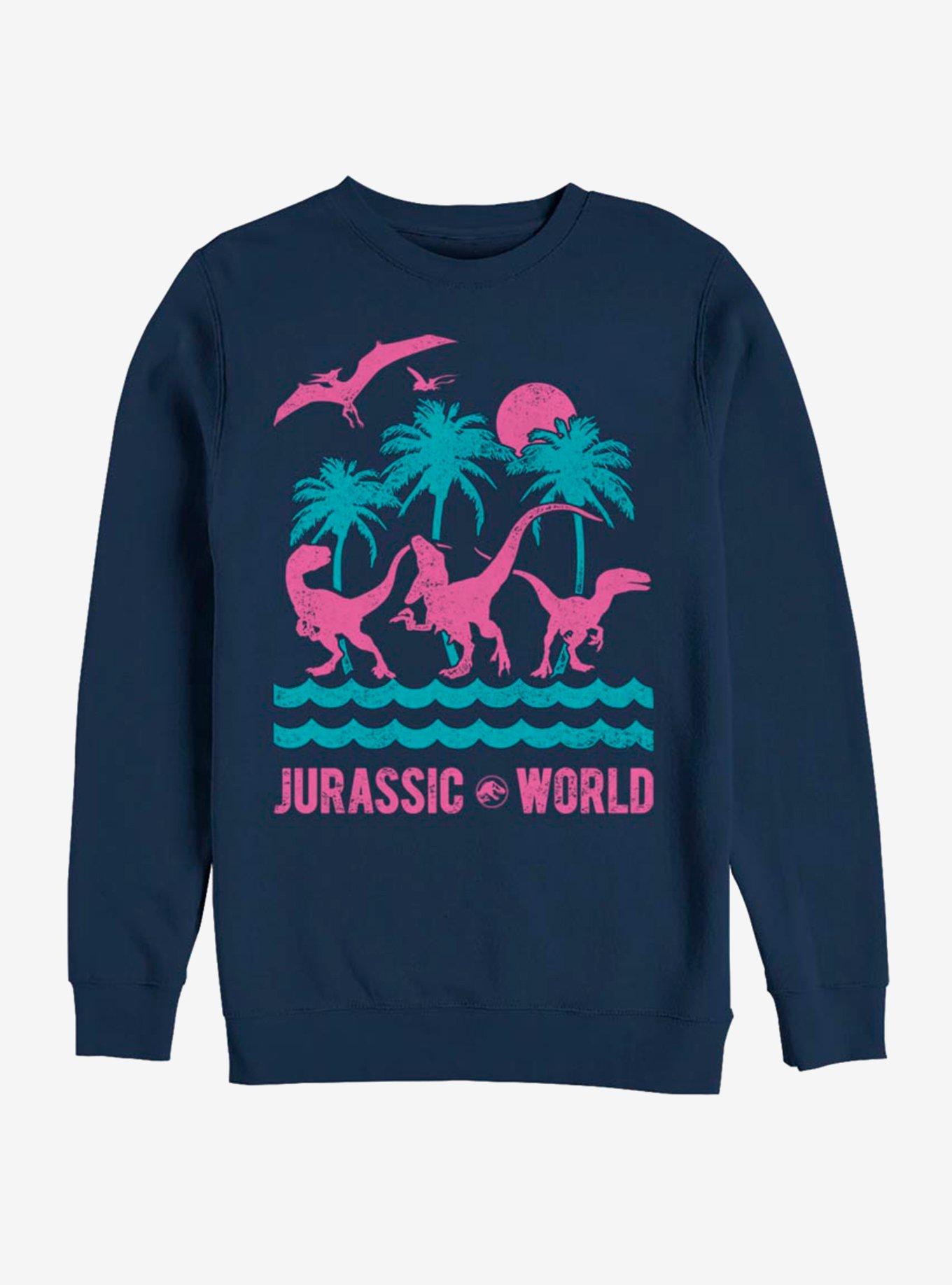 Jurassic World Jurassic Island Sweatshirt, NAVY, hi-res