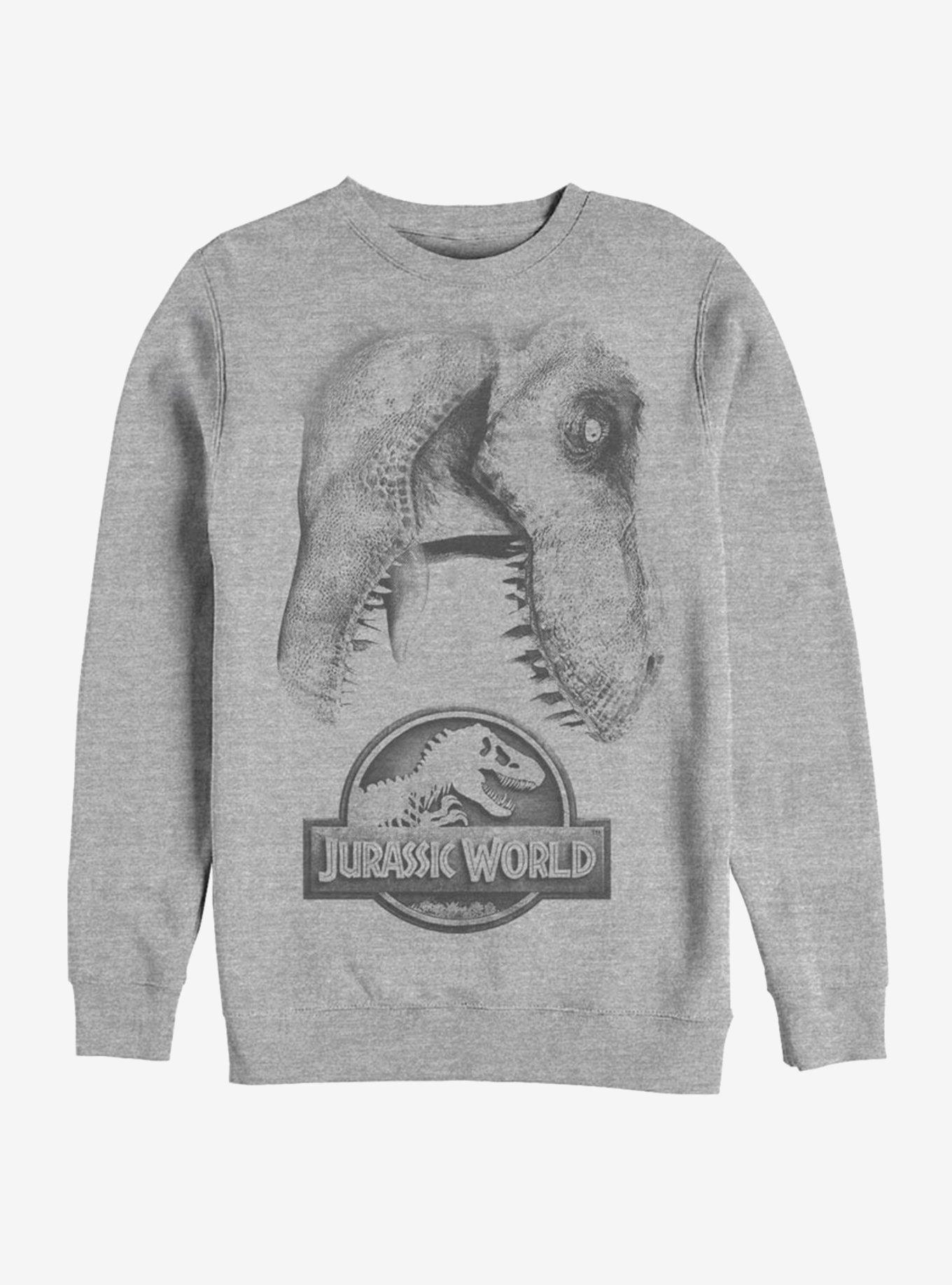 Jurassic World Large Rex Sweatshirt, ATH HTR, hi-res