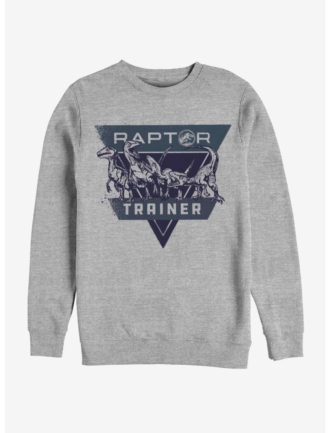 Jurassic World Raptor Trainer Shield Sweatshirt, ATH HTR, hi-res