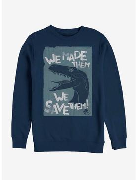 Jurassic World Save 'Em Sweatshirt, , hi-res