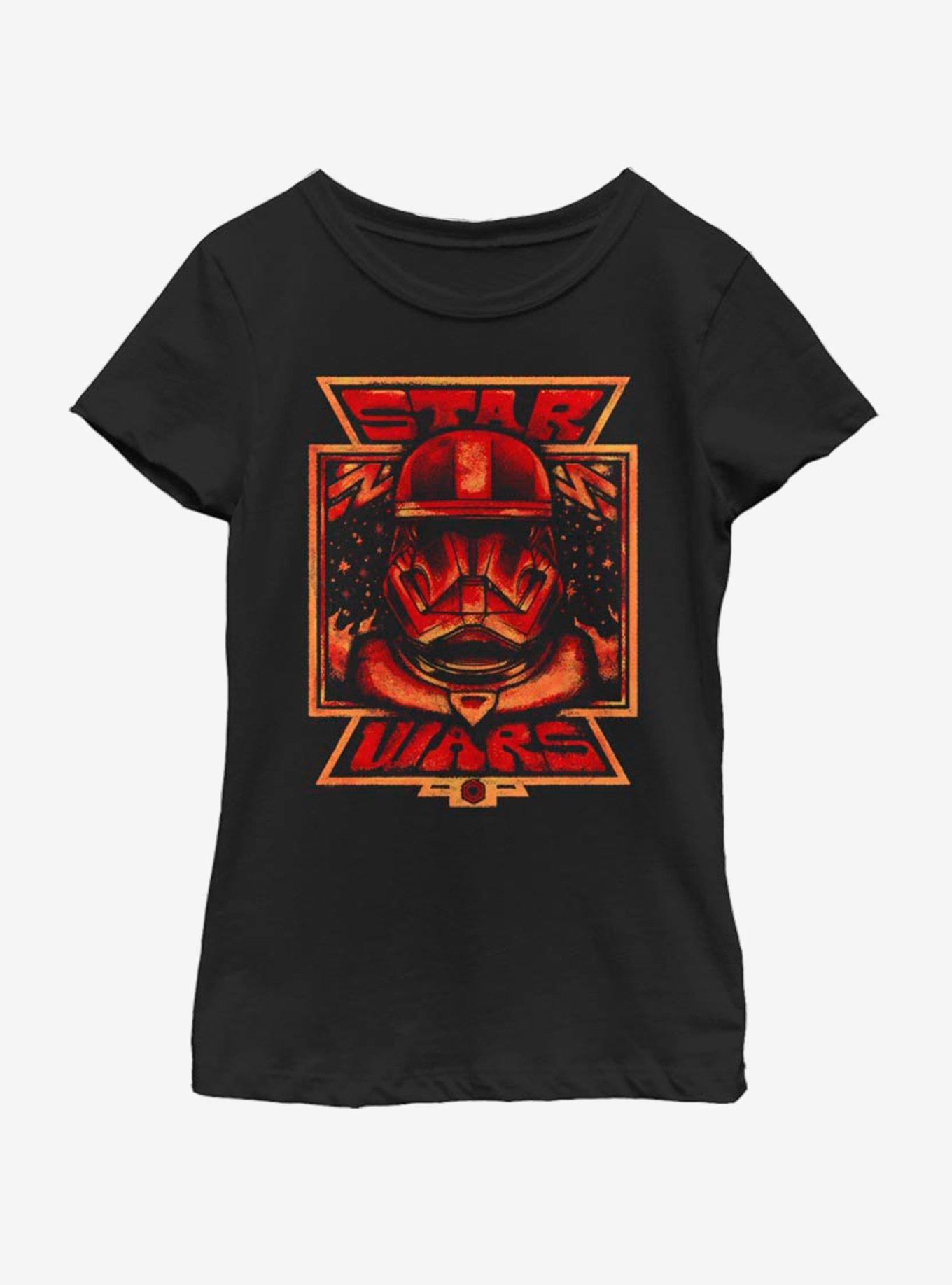 Star Wars The Rise Of Skywalker Red Perspective Youth Girls T-Shirt, BLACK, hi-res