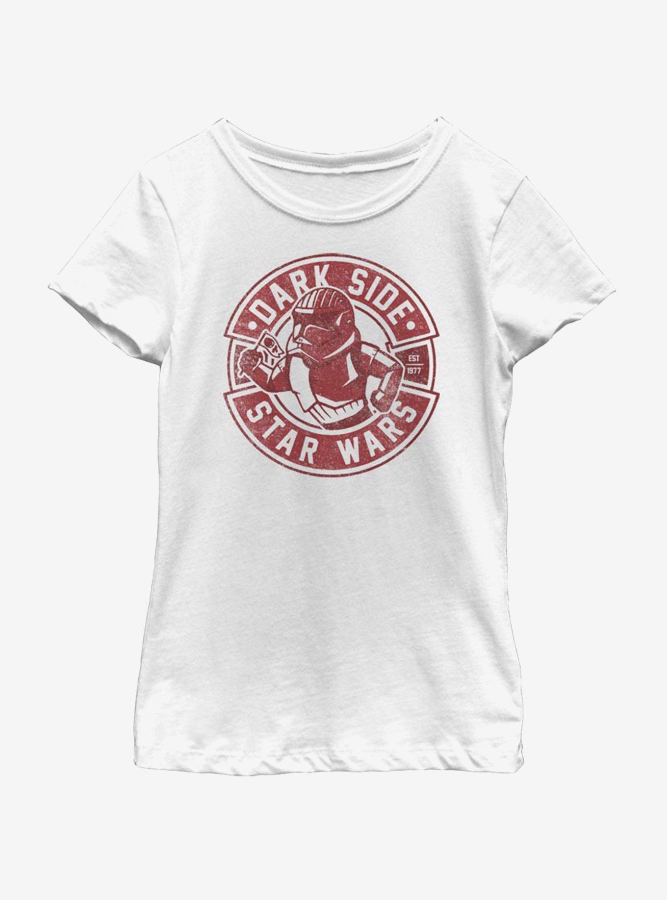 Star Wars The Rise Of Skywalker Red Trooper Handdrawn Youth Girls T-Shirt, WHITE, hi-res