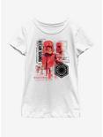 Star Wars The Rise Of Skywalker Super Red Trooper Youth Girls T-Shirt, WHITE, hi-res