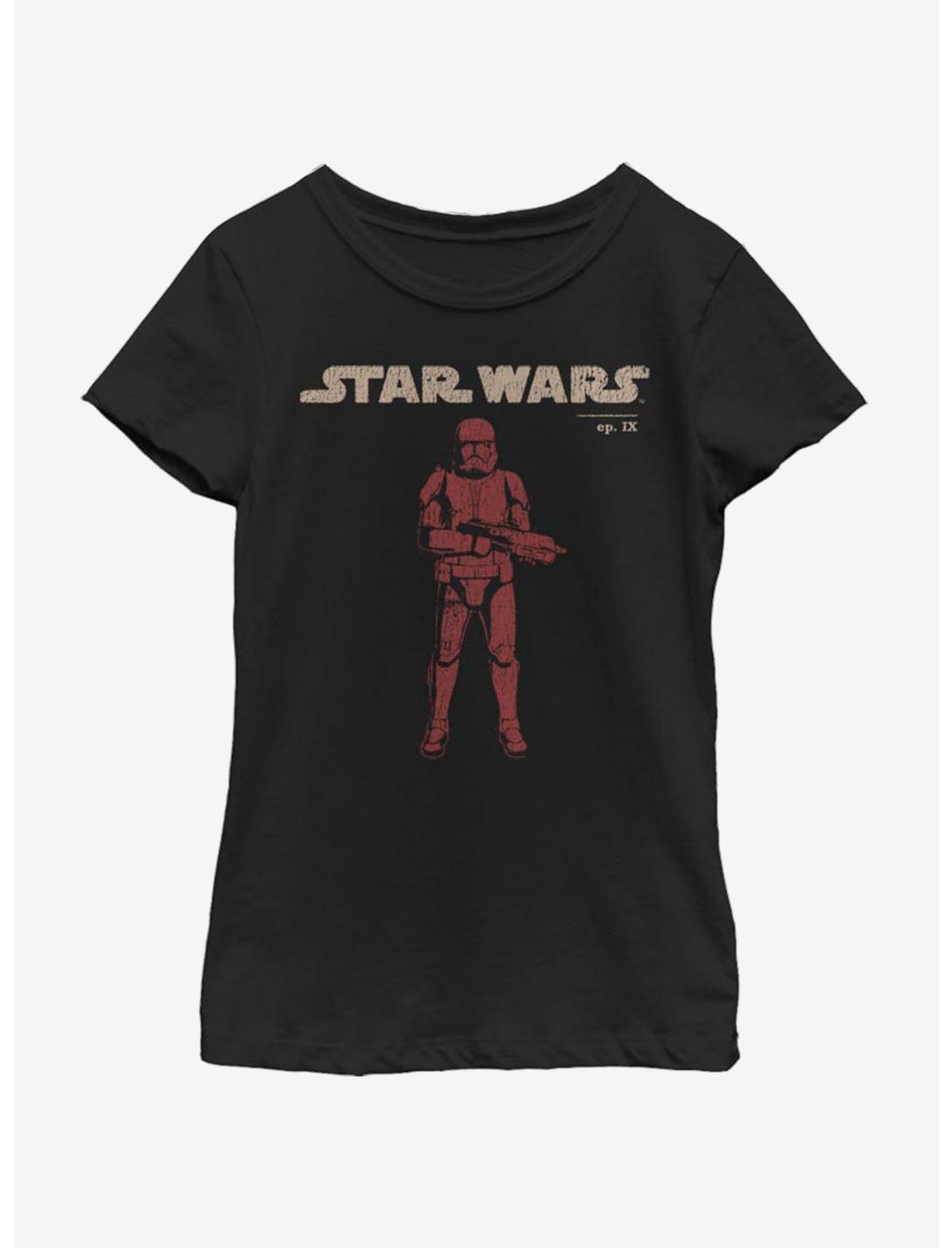 Star Wars The Rise Of Skywalker Vigilant Youth Girls T-Shirt, BLACK, hi-res