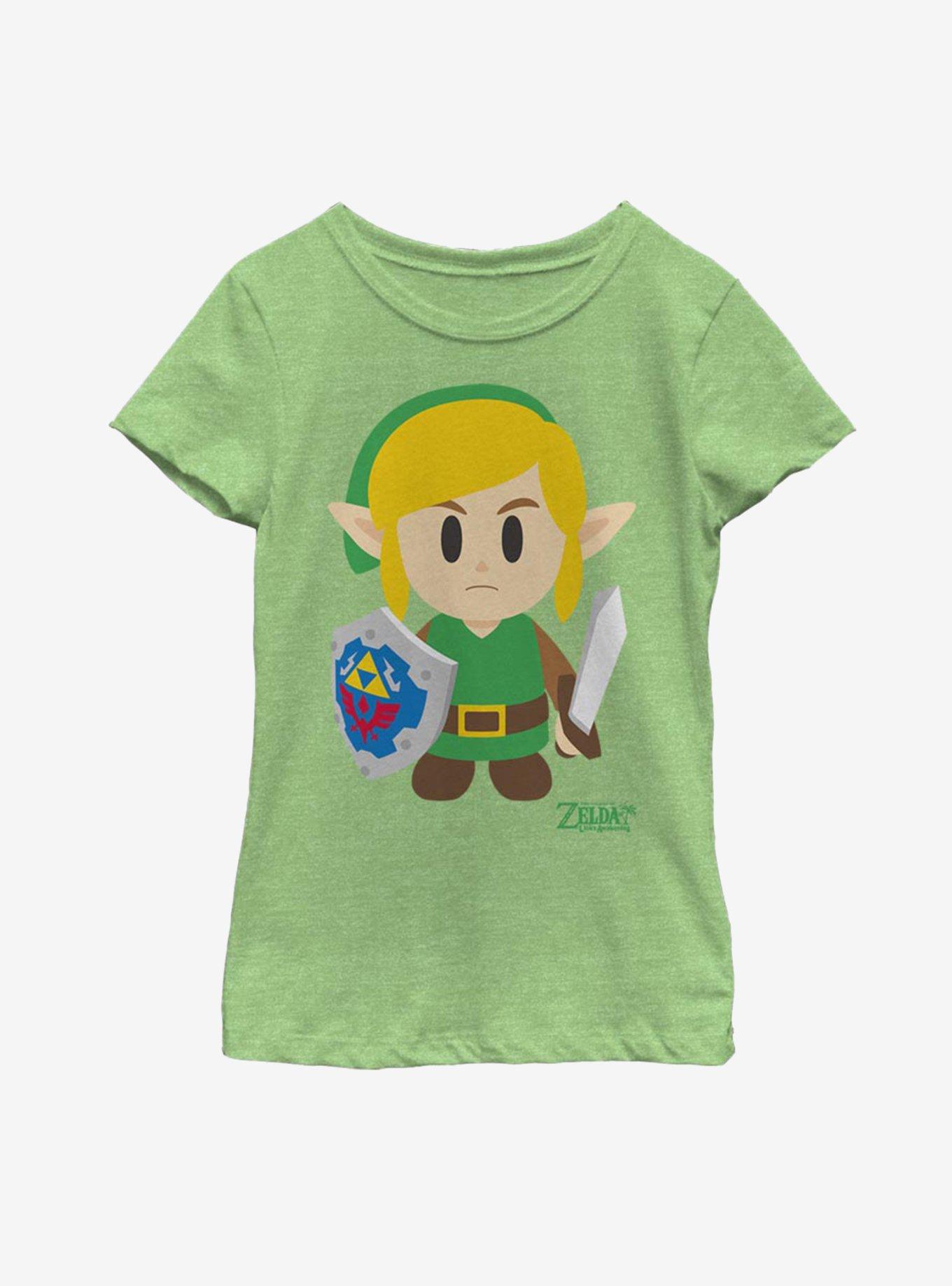 Nintendo The Legend of Zelda: Link's Awakening Link Avatar Color Youth Girls T-Shirt, , hi-res