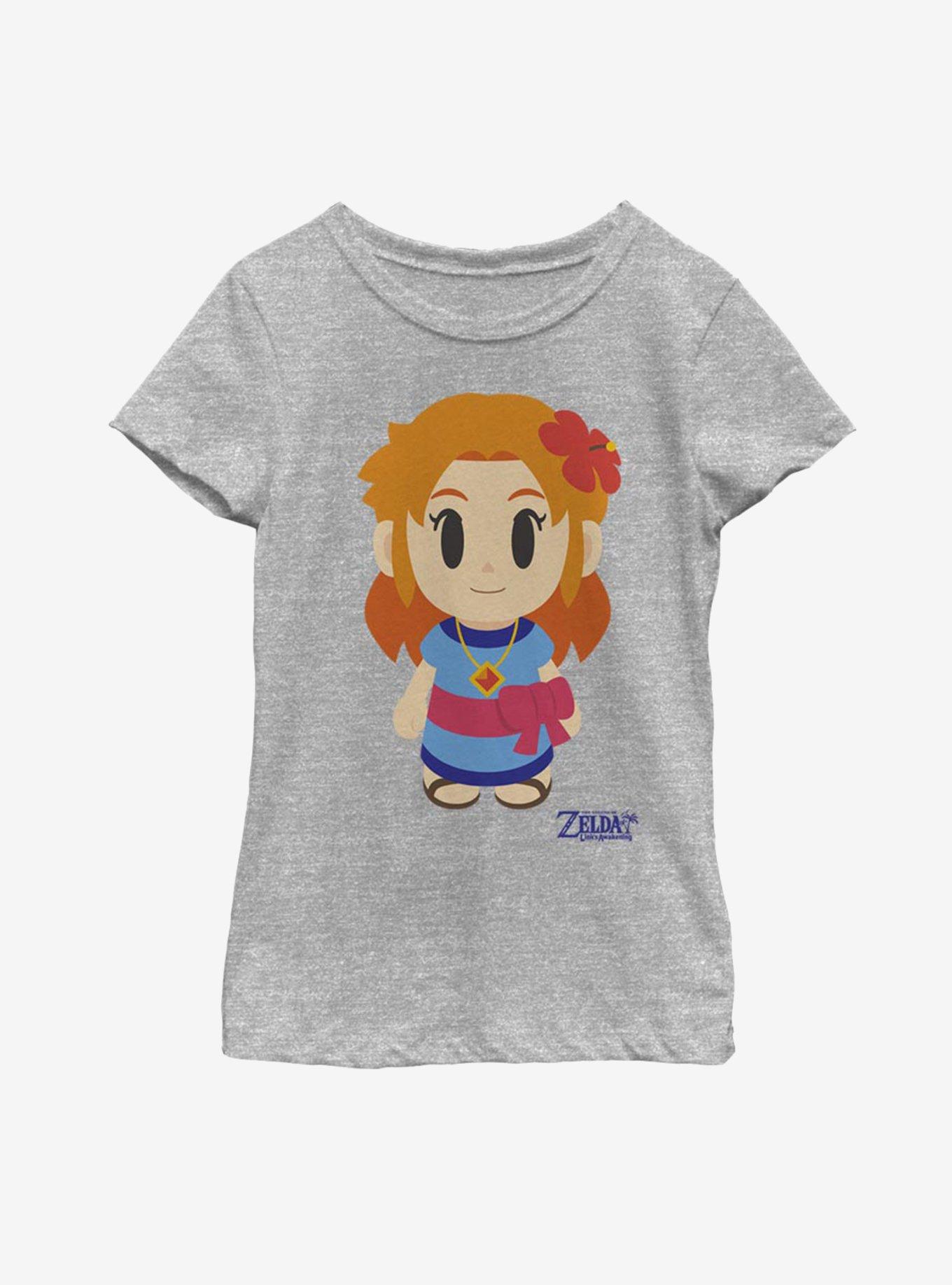 Nintendo The Legend of Zelda: Link's Awakening Marin Avatar Color Youth Girls T-Shirt, , hi-res