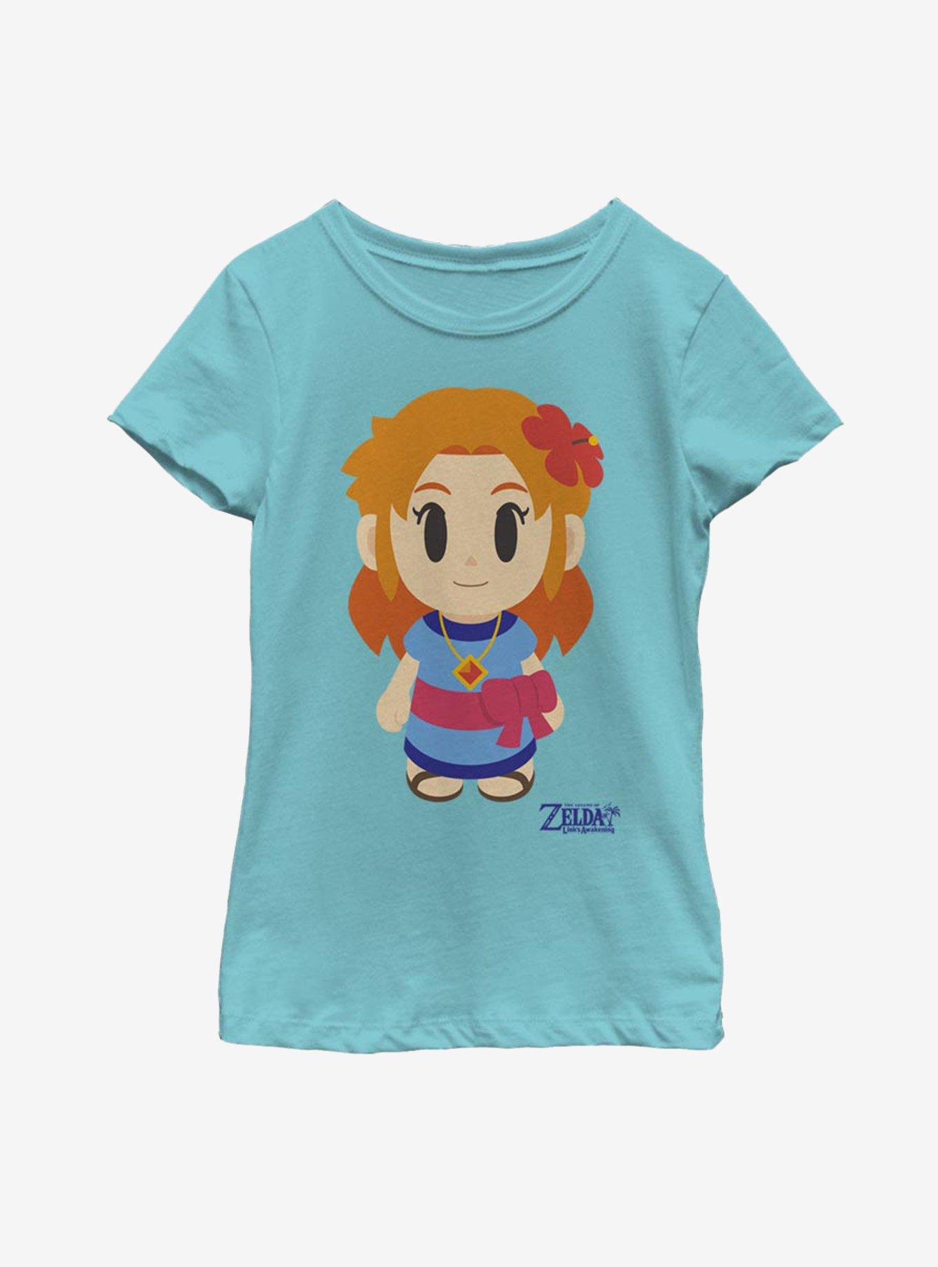 Nintendo The Legend of Zelda: Link's Awakening Marin Avatar Color Youth Girls T-Shirt, , hi-res