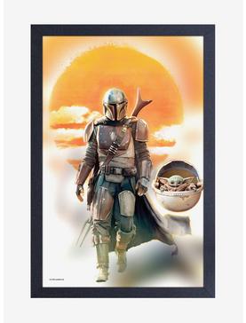 Star Wars The Mandalorian Mando & Yoda Poster, , hi-res