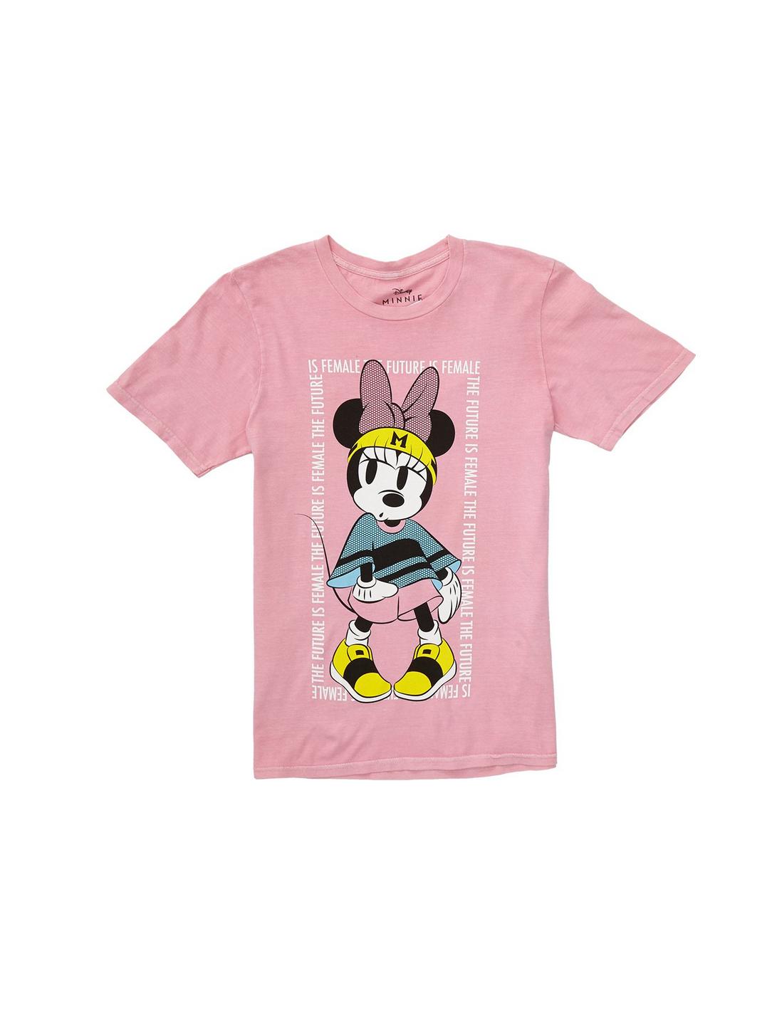 Disney Minnie Mouse Retro Workout Women's T-Shirt - BoxLunch Exclusive, YELLOW, hi-res