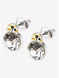Star Wars Silver Plated BB8 Stud Earrings, , hi-res