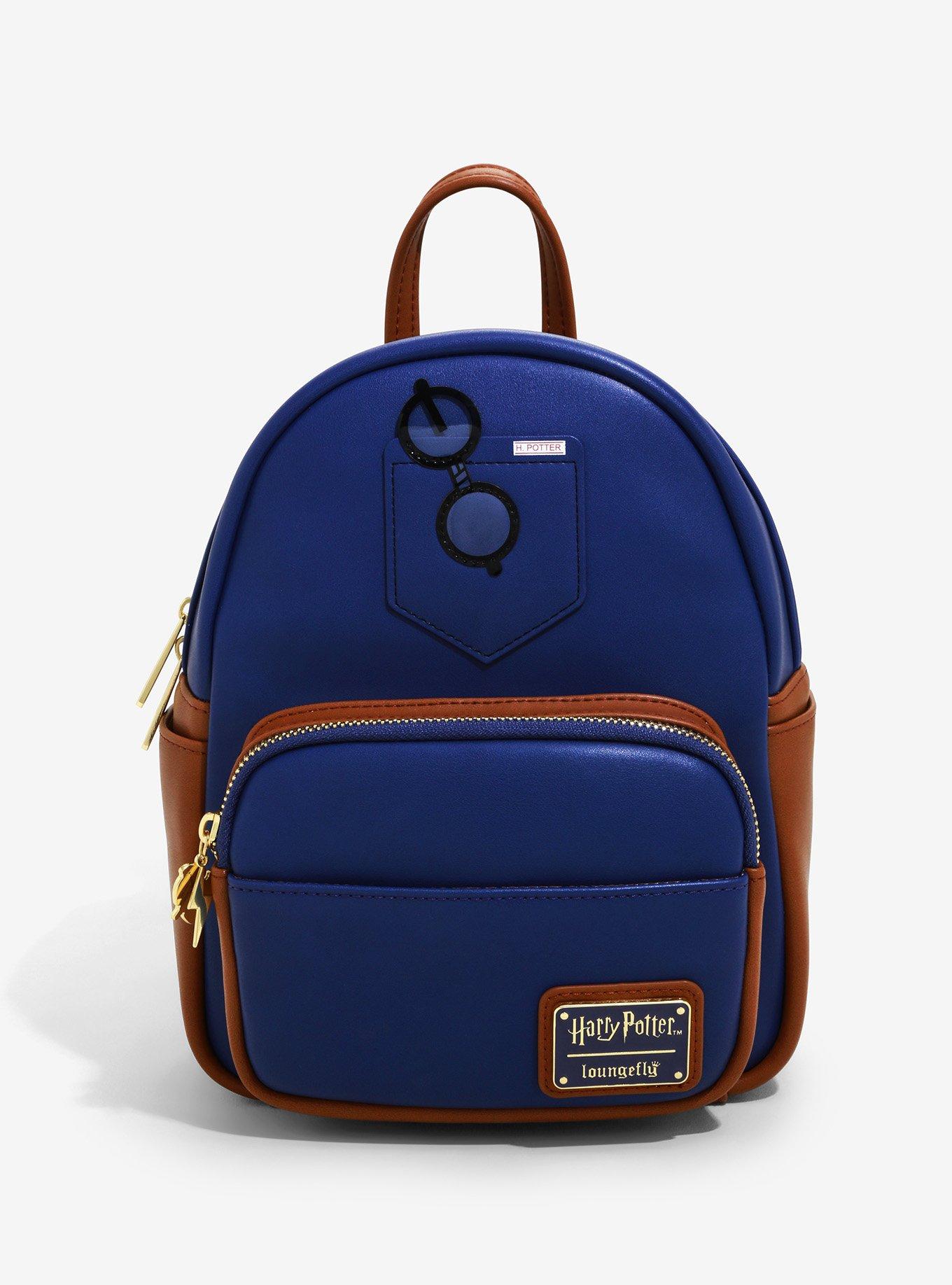 Harry Potter Loungefly Pink Backpack with Colorful Glasses Harry Potter - Glasses and Lightning Bolt Mini Backpack  main image 3