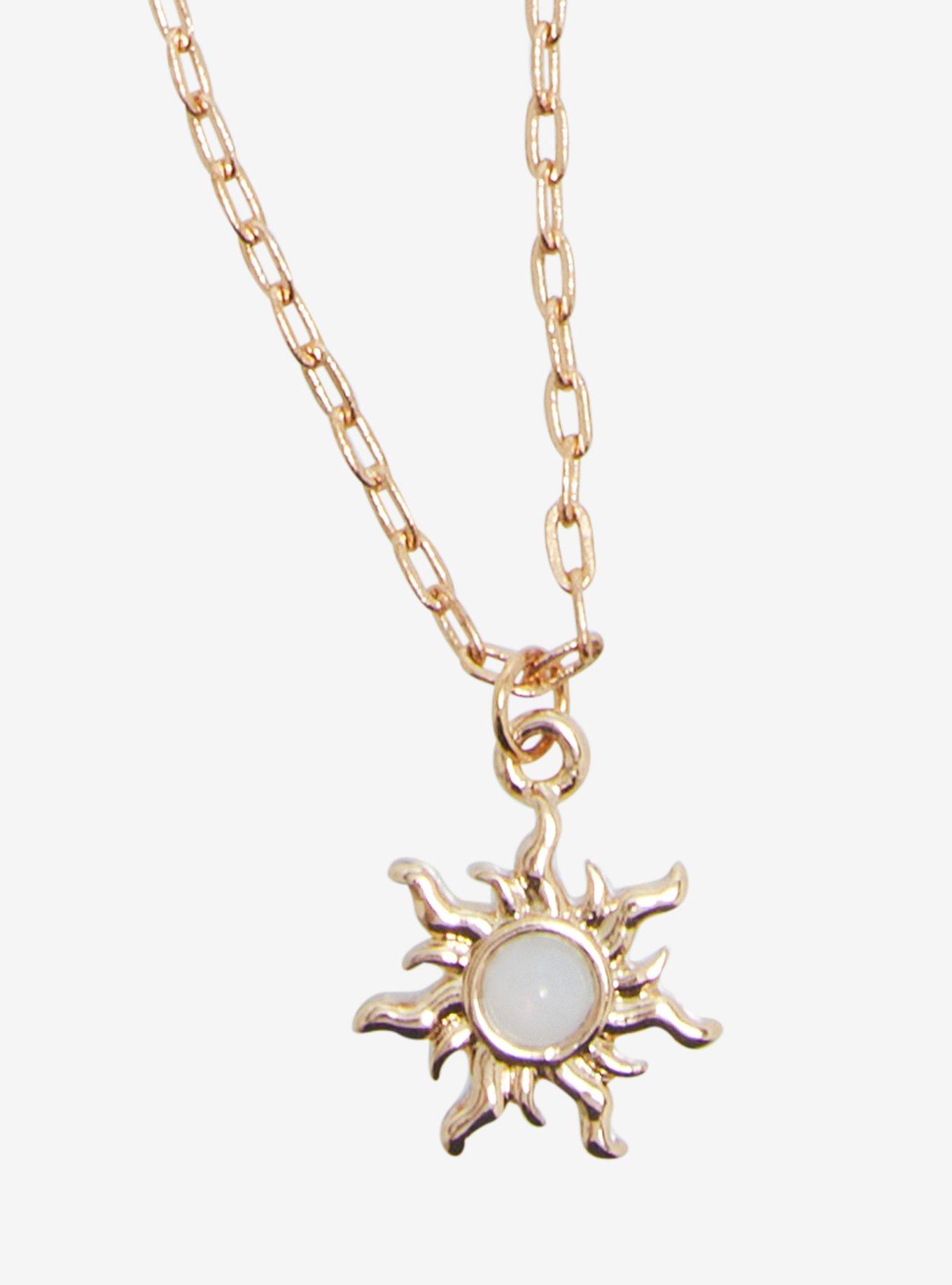 Tangled Sun Necklace 