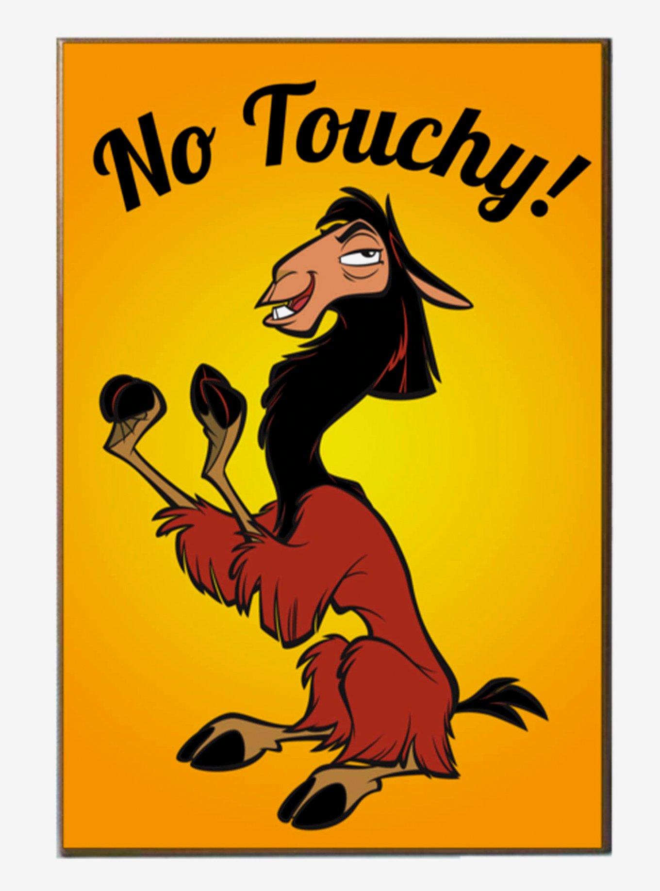 Disney The Emperor S New Groove No Touchy Wood Wall Art Hot Topic   13280927 Hi