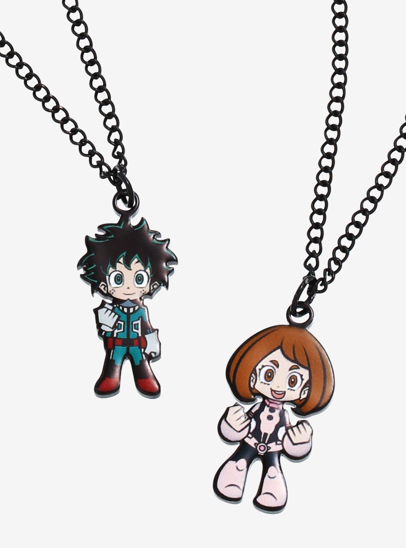 My Hero Academia Deku & Ochaco Best Friend Necklace Set, , hi-res