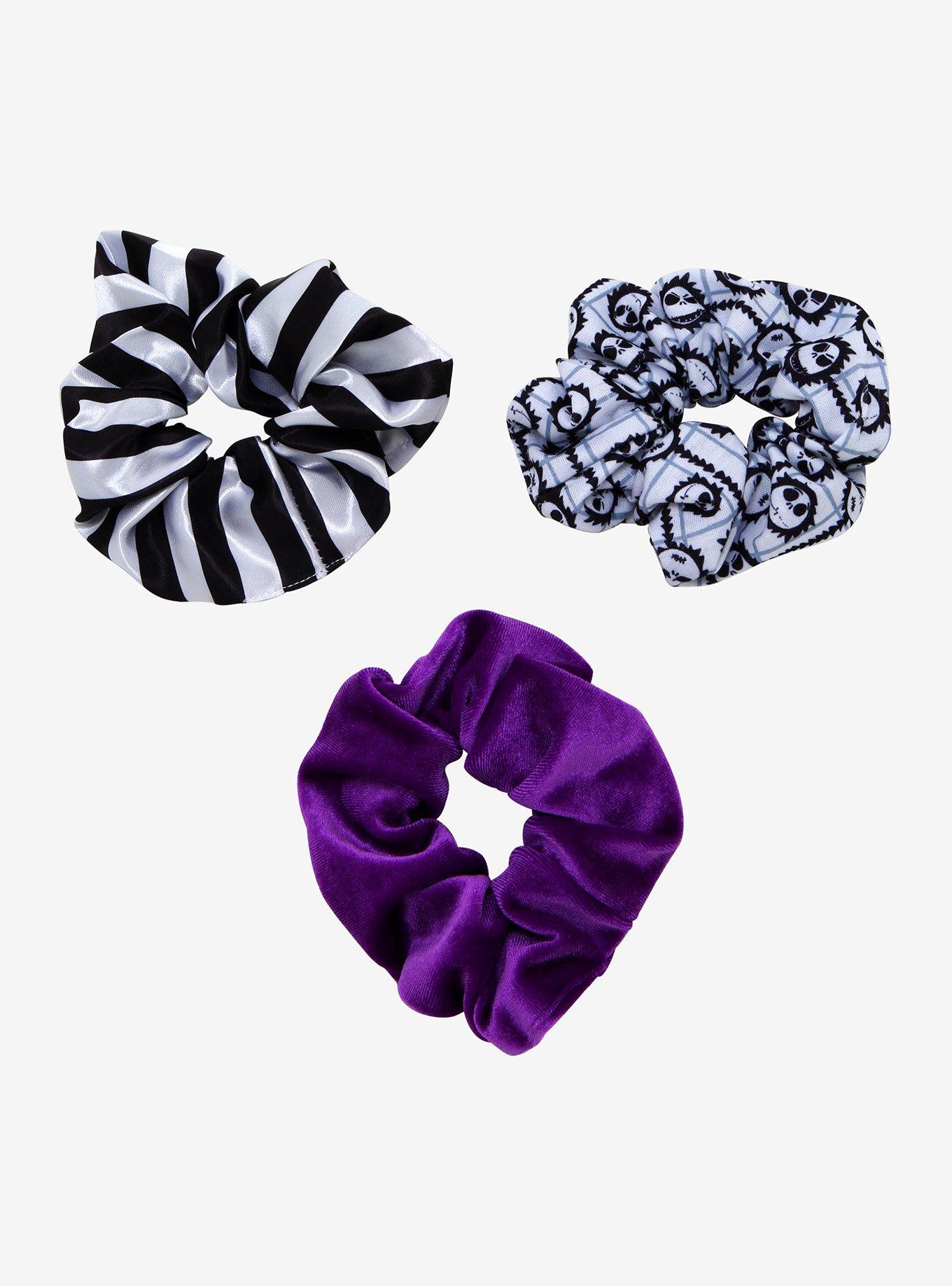 The Nightmare Before Christmas Jack Stripe Scrunchie Set, , hi-res