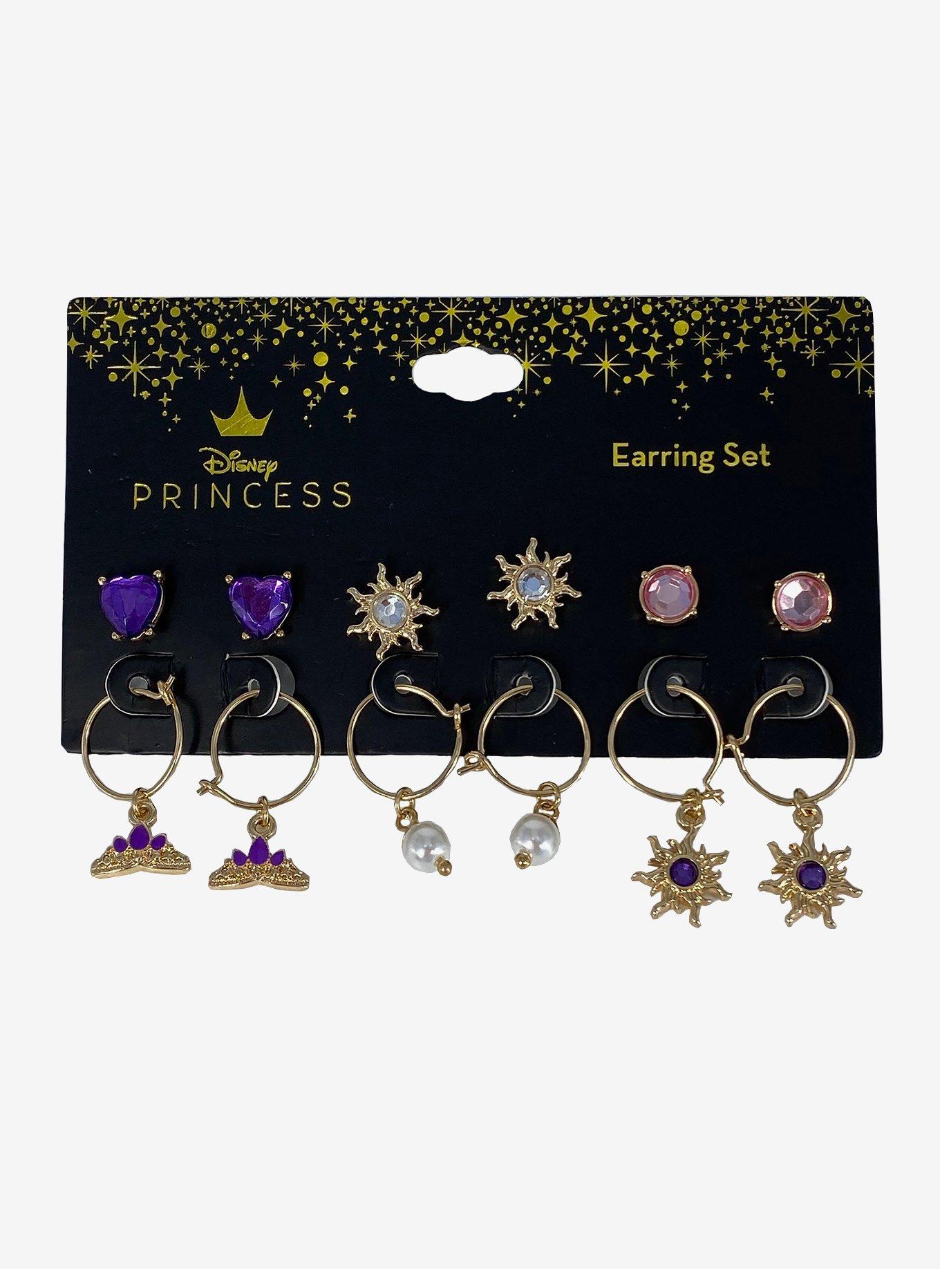 Disney Tangled Icon Earring Set, , hi-res