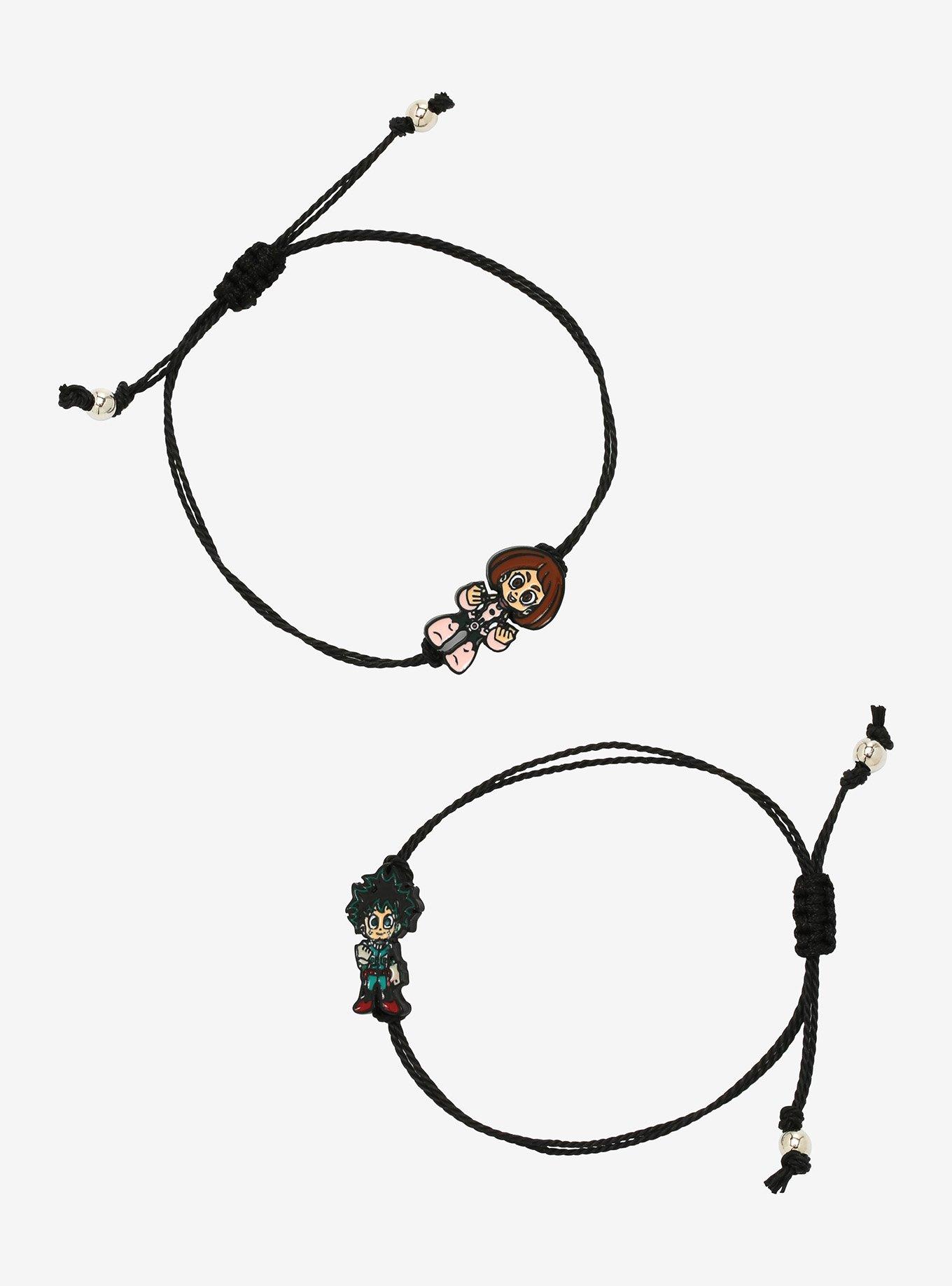 My Hero Academia Deku & Ochaco Best Friend Cord Bracelet Set, , hi-res