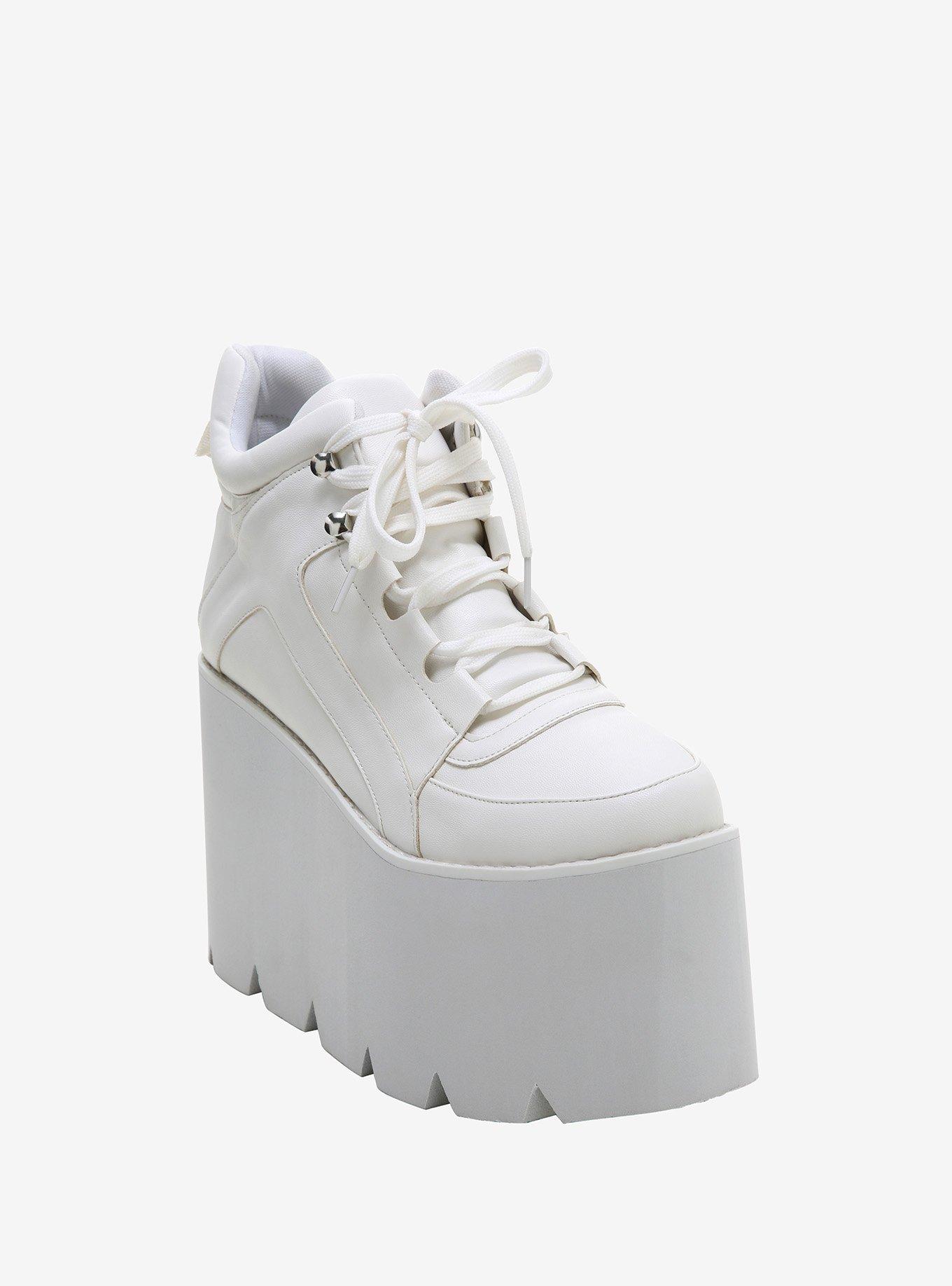 White Platform Booties, MULTI, hi-res