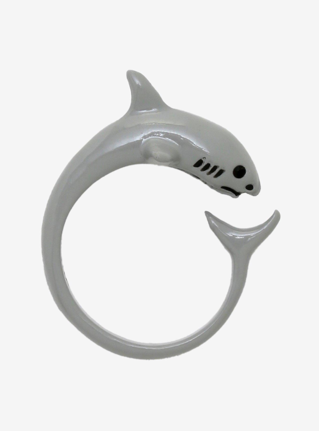 Jaws Shark Wrap Ring | Hot Topic