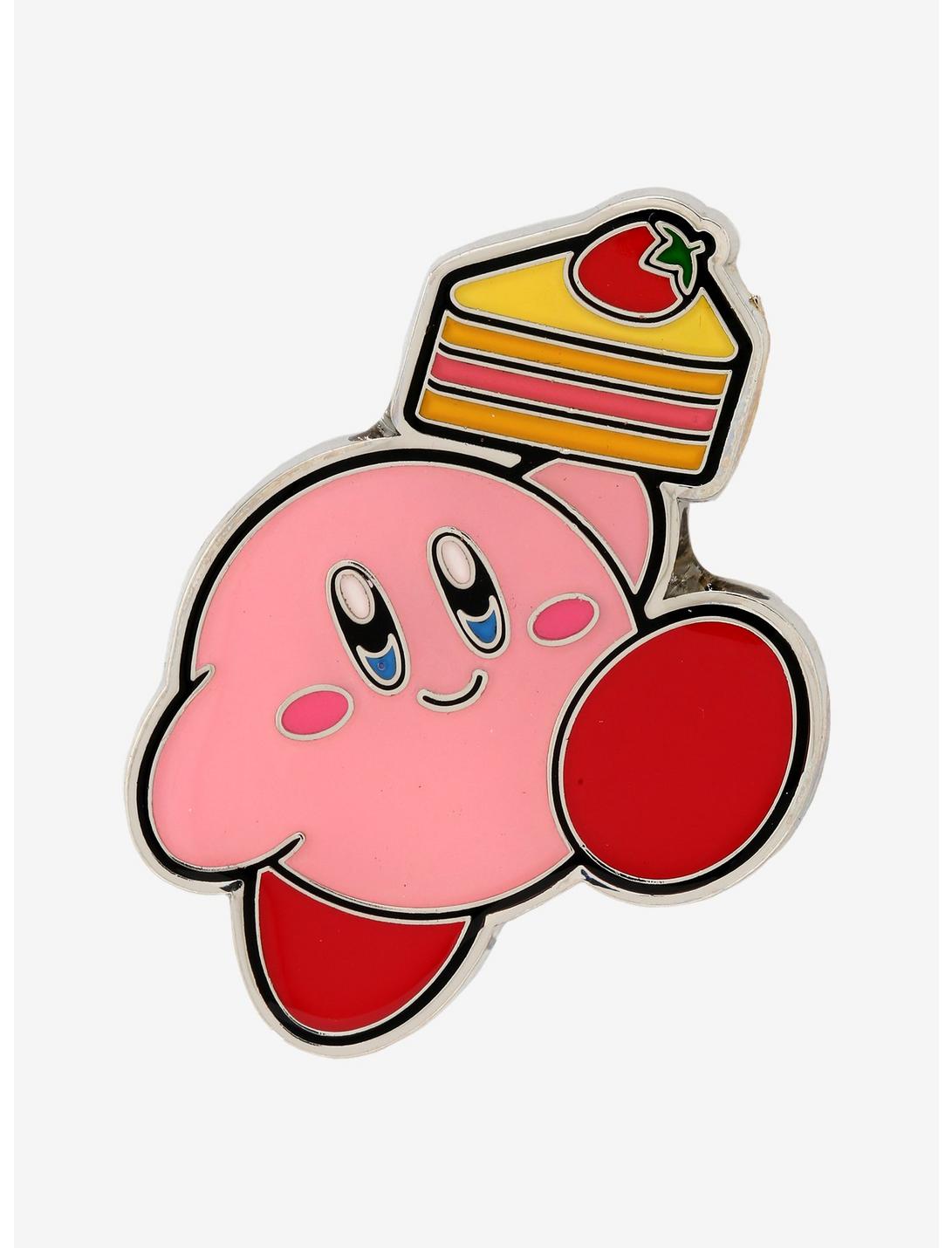 Kirby Strawberry Cake Enamel Pin, , hi-res