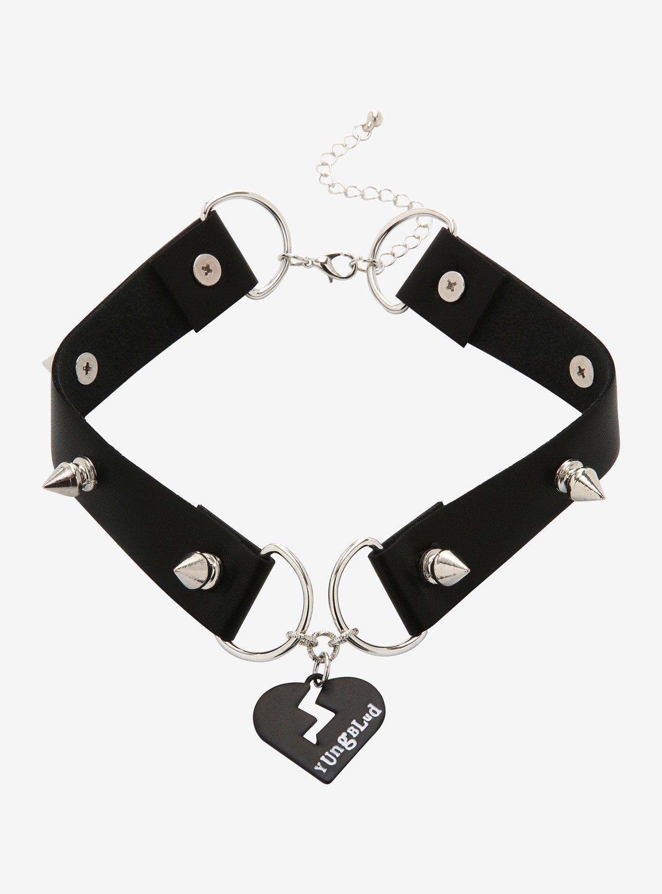 Yungblud Spike Faux Leather Choker
