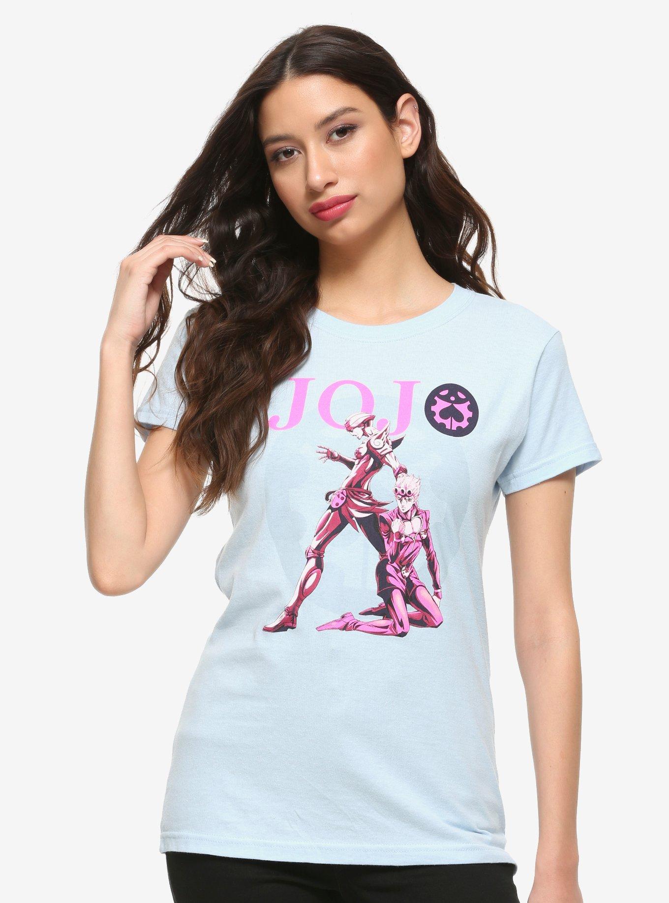 JoJo's Bizarre Adventure: Golden Wind Giorno & Gold Experience Girls T-Shirt, MULTI, hi-res