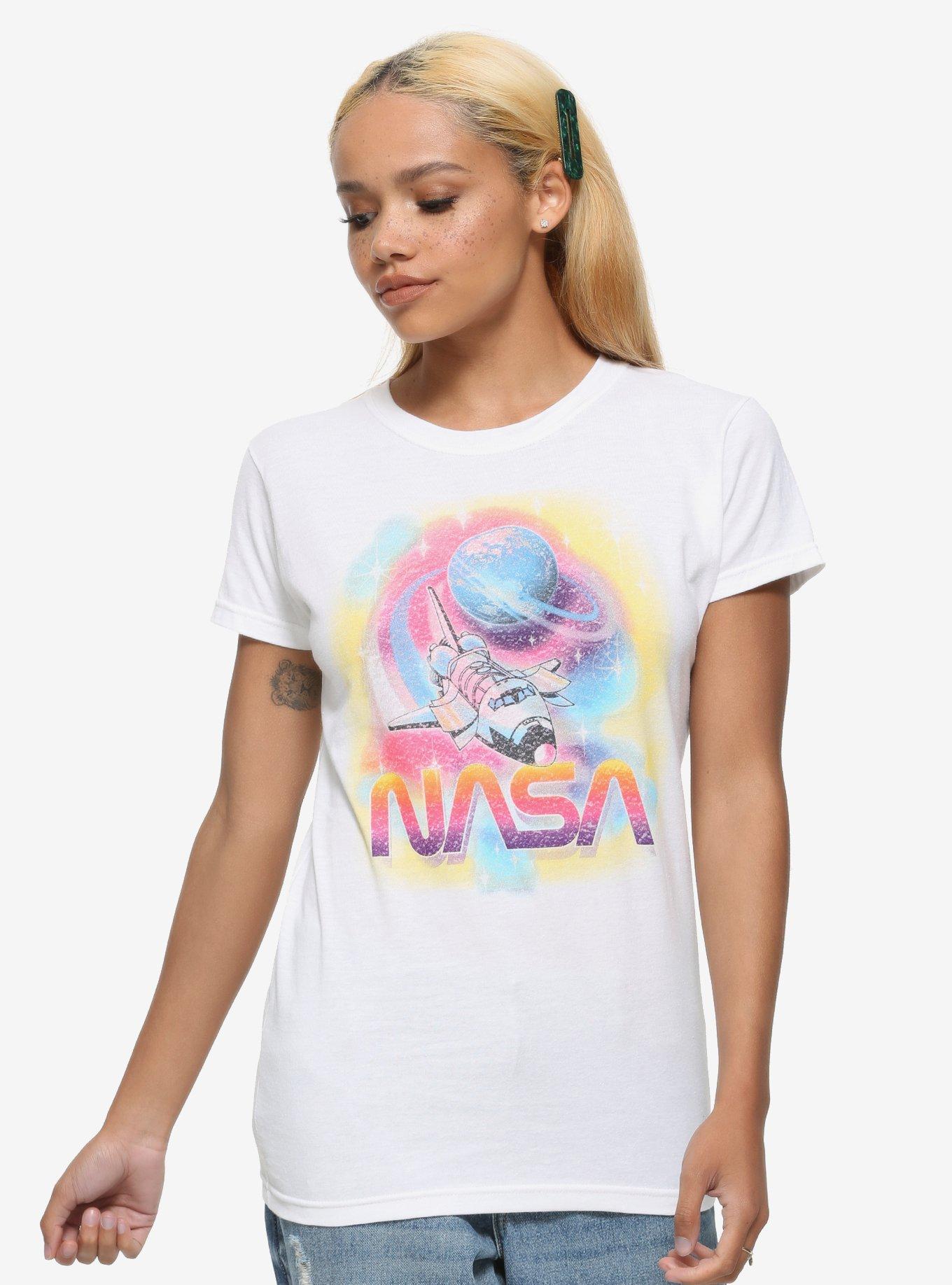 NASA Airbrushed Art Girls T-Shirt, MULTI, hi-res