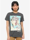 Shintaro Kago Split Face Girls T-Shirt, MULTI, hi-res