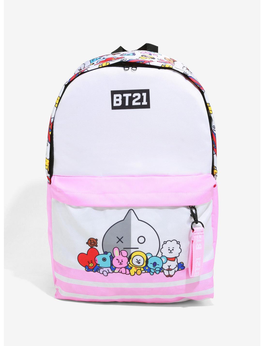 BT21 Pink Characters Backpack, , hi-res