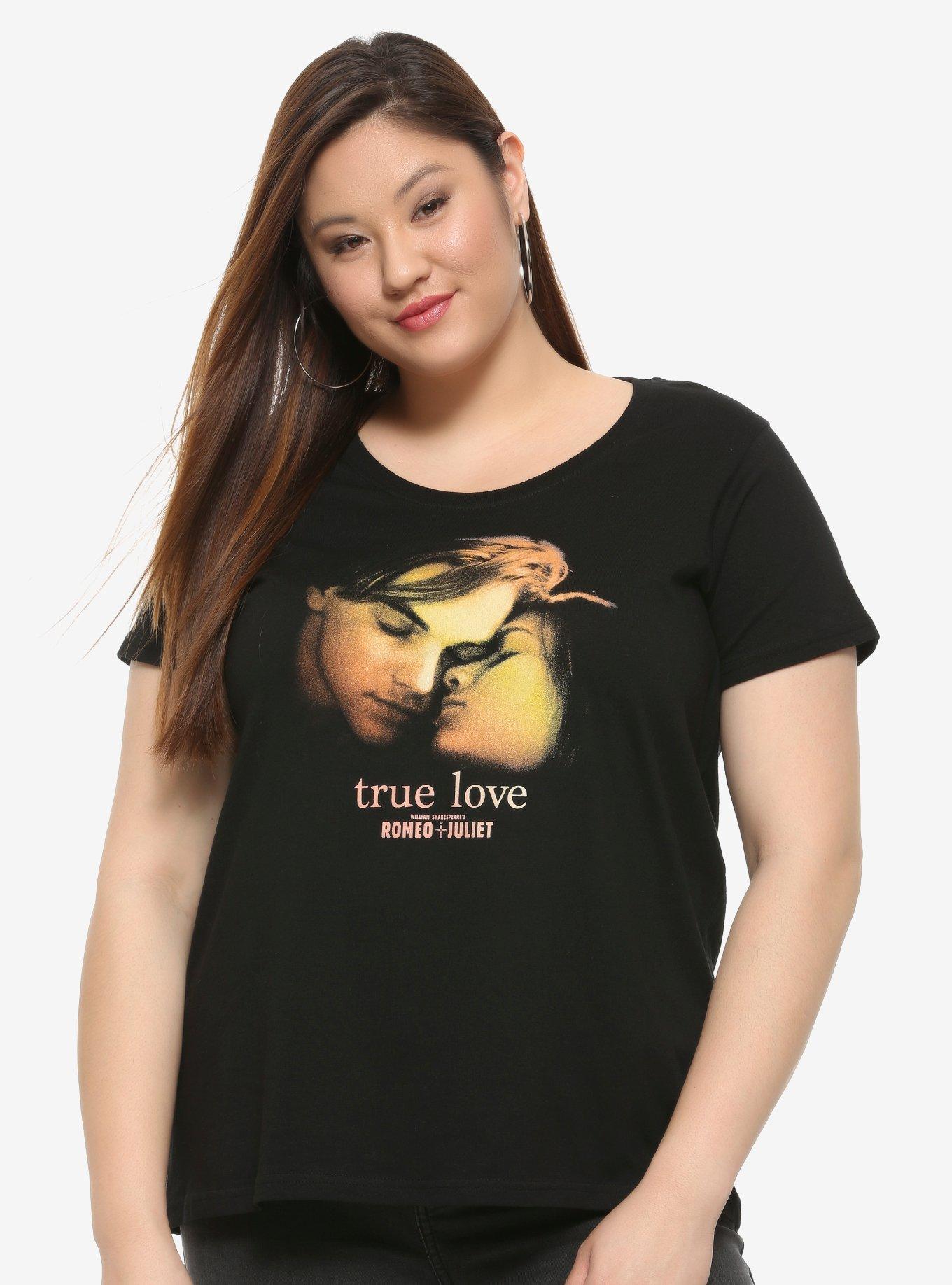 William Shakespeare's Romeo + Juliet True Love T-Shirt Plus Size, MULTI, hi-res