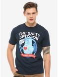 SpongeBob SquarePants The Salty Spitoon T-Shirt - BoxLunch Exclusive, NAVY, hi-res