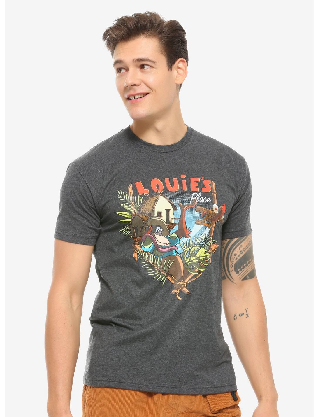 Disney TaleSpin Louie's Place T-Shirt - BoxLunch Exclusive, CHARCOAL, hi-res