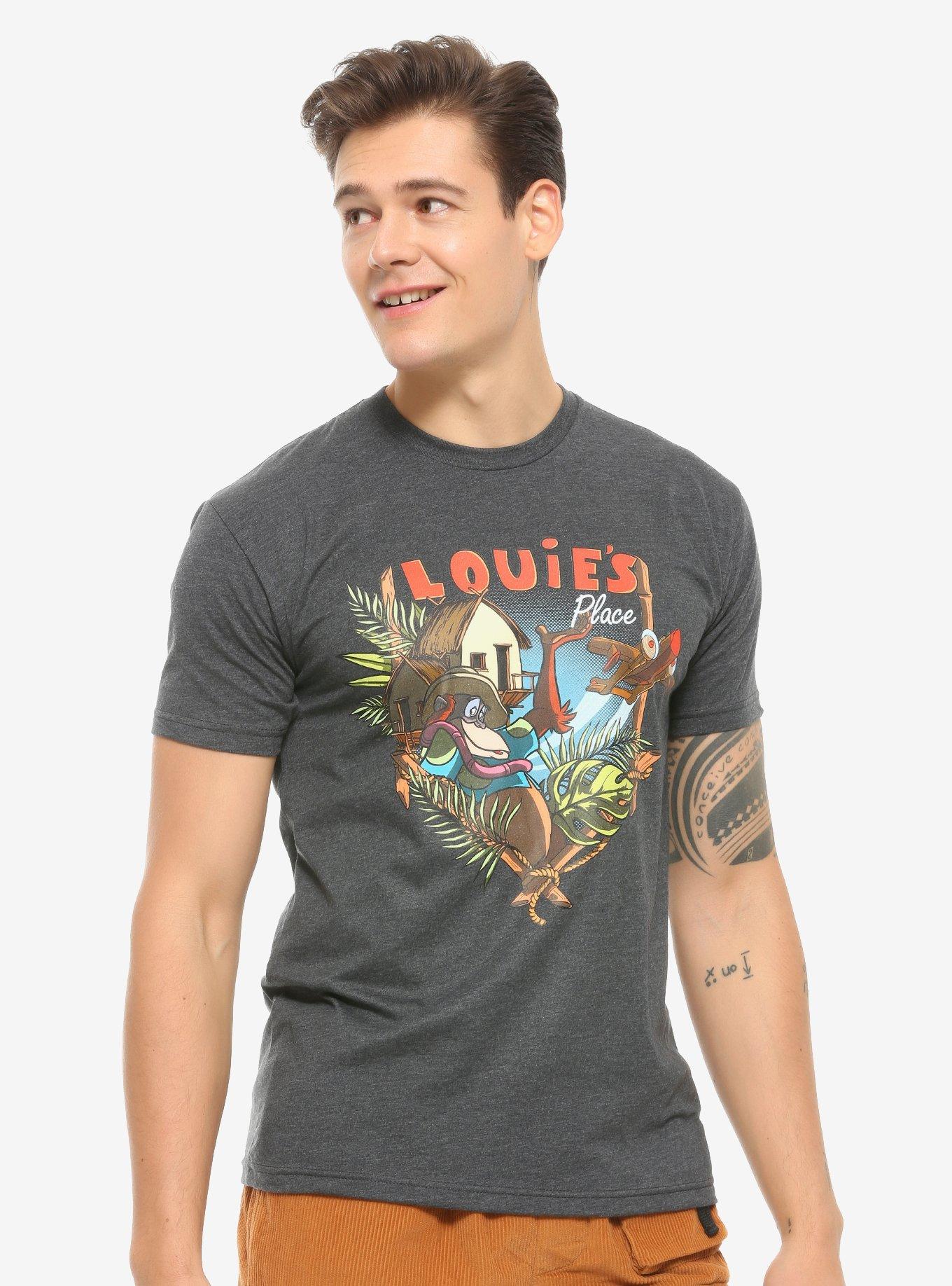 Disney TaleSpin Louie's Place T-Shirt - BoxLunch Exclusive, CHARCOAL, hi-res