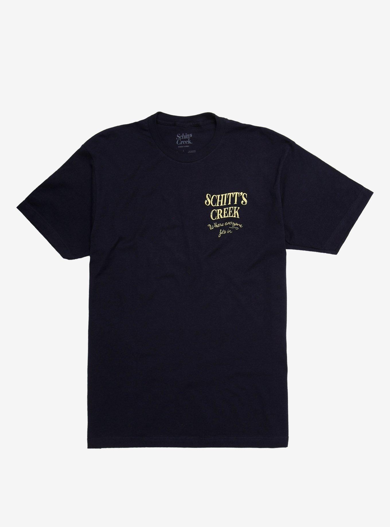 Schitt's Creek Come Visit Us T-Shirt - BoxLunch Exclusive, BLACK, hi-res