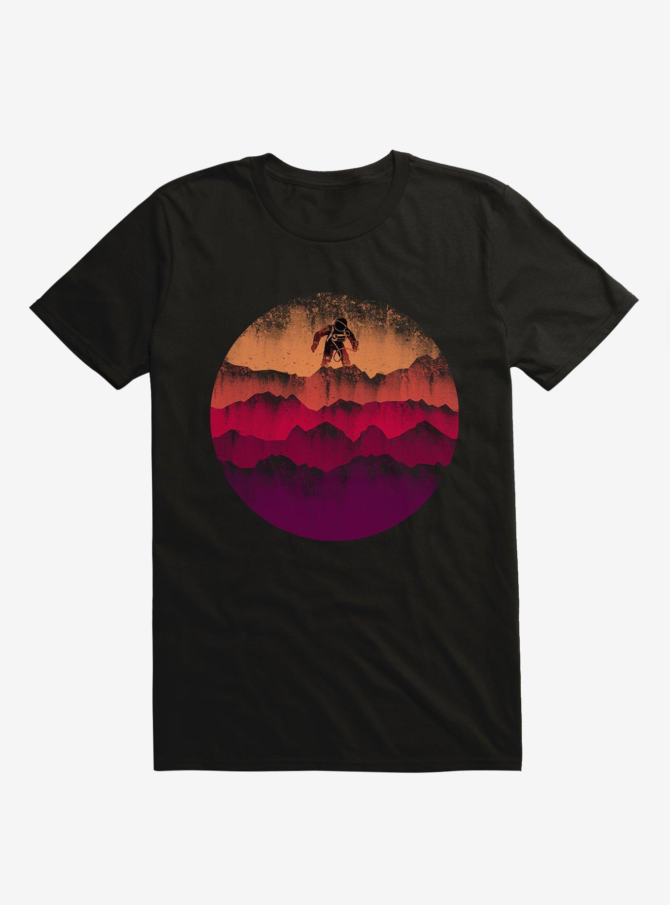 A Scene From Mars Astronaut Black T-Shirt, BLACK, hi-res