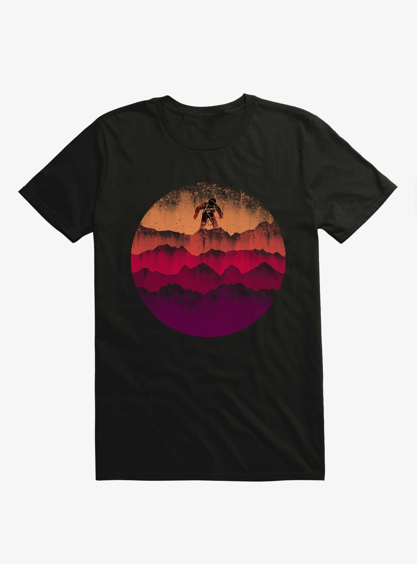 A Scene From Mars Astronaut Black T-Shirt, , hi-res